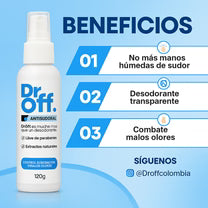 DrOFF🧑⚕️Tratamiento médico contra el sudor