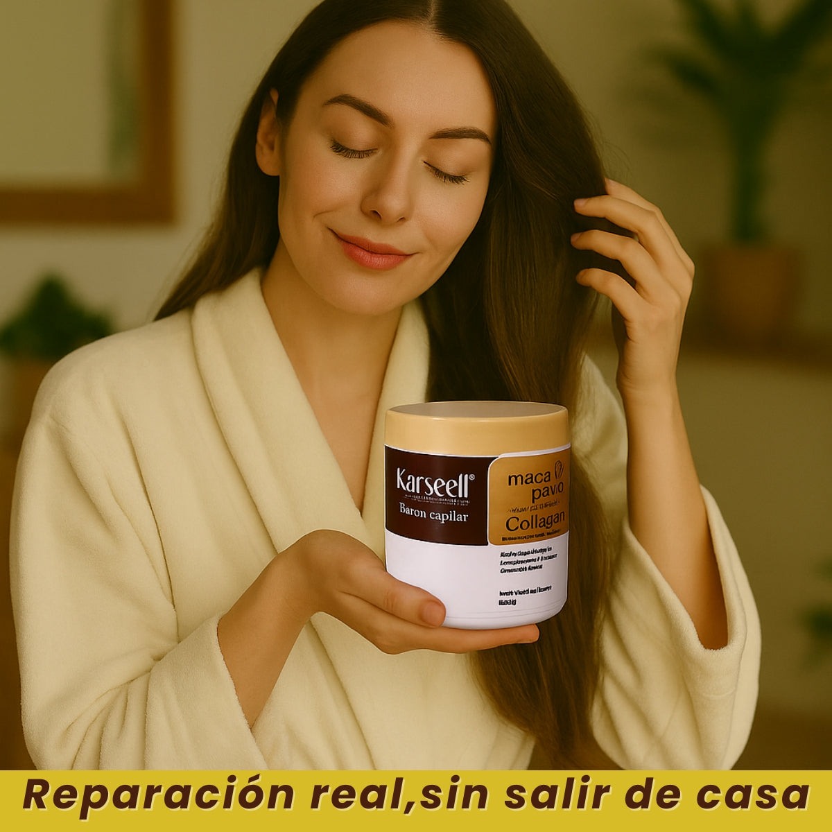 PROMOCIÓN 2 X 1 - Karseell 🌟 Nutrición pura, brillo real 😍🔥 Mascarilla capilar + aceite de argán
