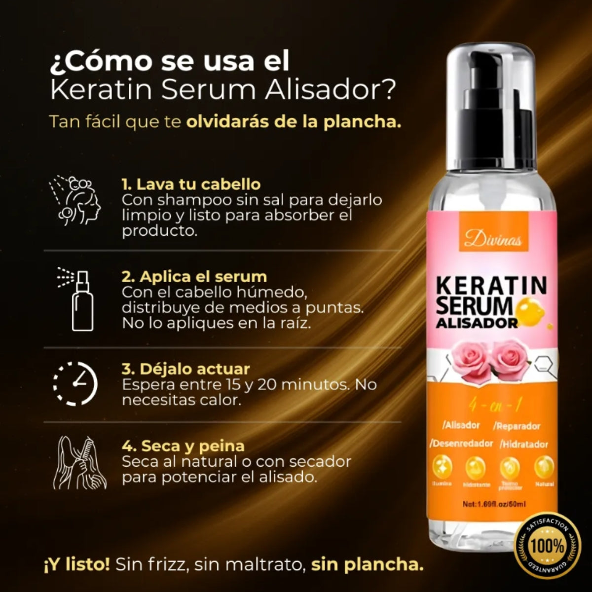 Serum de keratina para el cabello - OFERTA 2X1 Este Mes