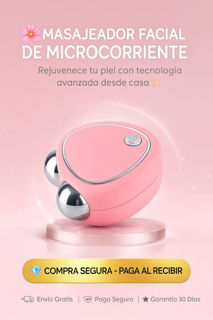 MASAJEADOR FACIAL DE MICROCORRIENTE