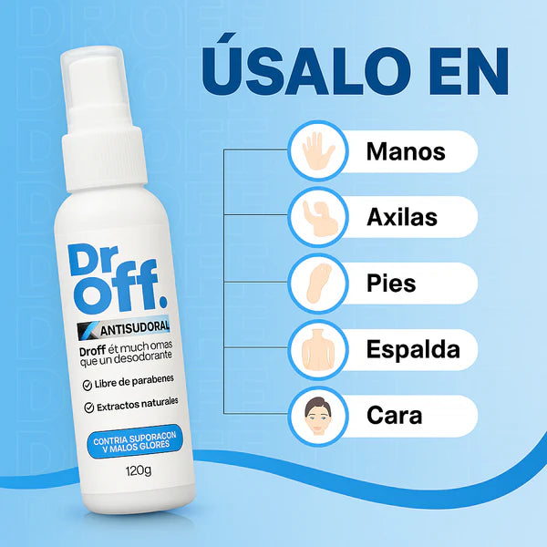 DrOFF🧑⚕️Tratamiento médico contra el sudor