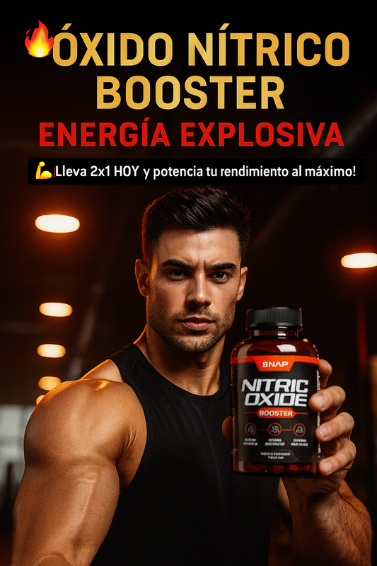 OXIDO NITRICO BOOSTER - POTENCIA TU RENDIMIENTO 🔥¡ÚLTIMAS UNIDADES!🔥