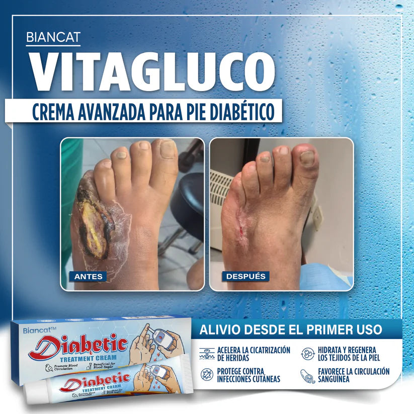 La crema clínica que acelera la cicatrización y previene úlceras diabéticas