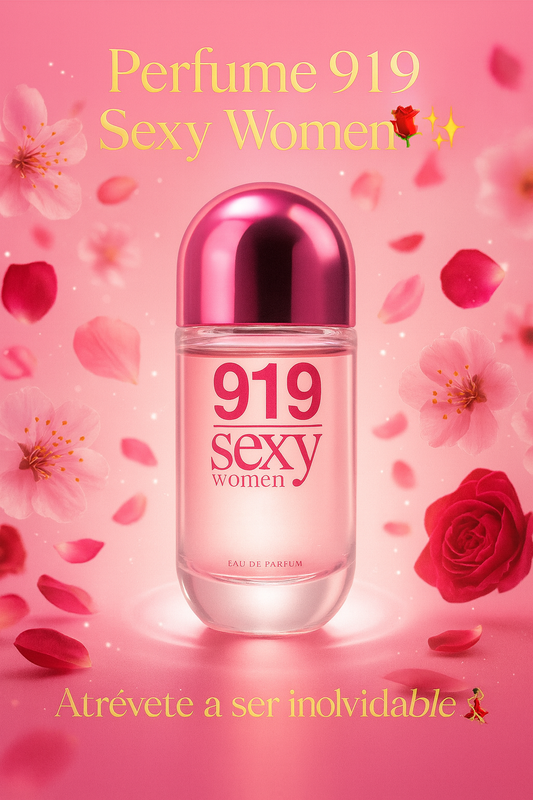 Perfume 919 Sexy Women – El Secreto de la Seducción ✨🌹