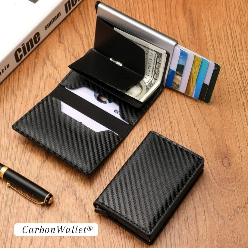CarbonShield™ — Cartera Inteligente Antirrobo RFID
