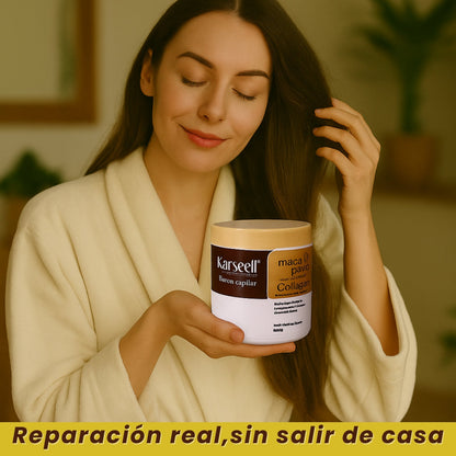 PROMOCIÓN 2 X 1 - Karseell 🌟 Nutrición pura, brillo real 😍🔥  Mascarilla capilar + aceite de argán
