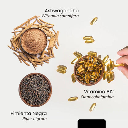 OFERTA 2x1 - Ashwagandha 1000 mg Alivia el estrés y la ansiedad -