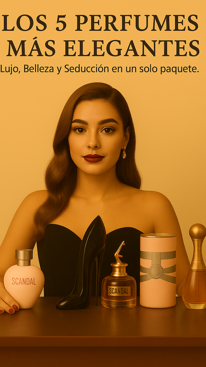 KIT 5 MEJORES PERFUMES 2026 - J'ADORE + GOOD GIRL + SCANDAL + YARA LATTAFA + ARIANA GRANDE