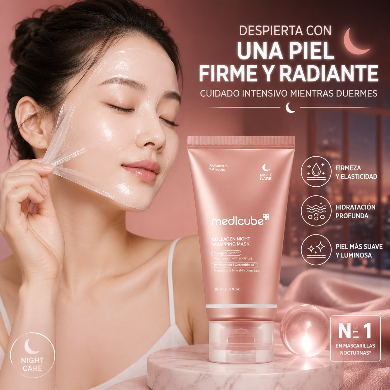 😍Medicube - Collagen Night | MASCARILLA COREANA❣️