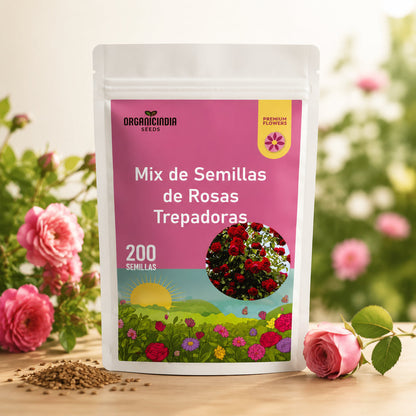 Semillas de Rosa Trepadora X 200 Semillas aprox. (5gr.)