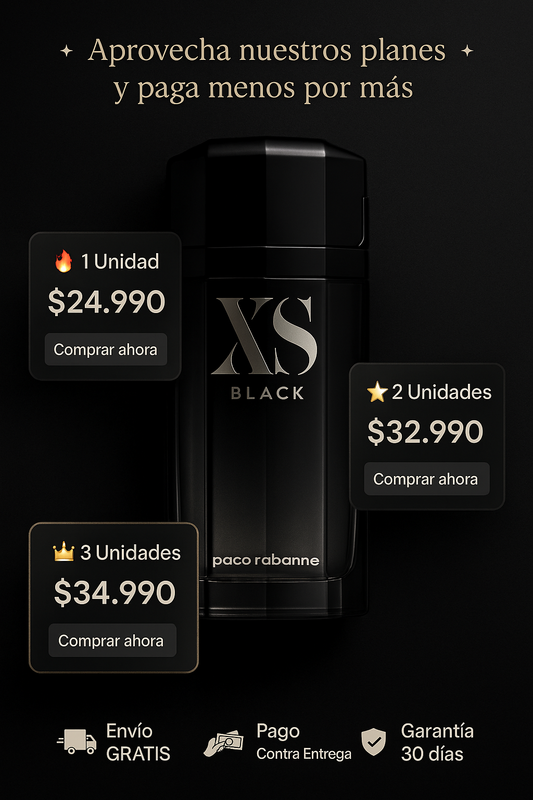 Xs Black Formato Antiguo Paco Rabanne 100Ml Hombre Edt