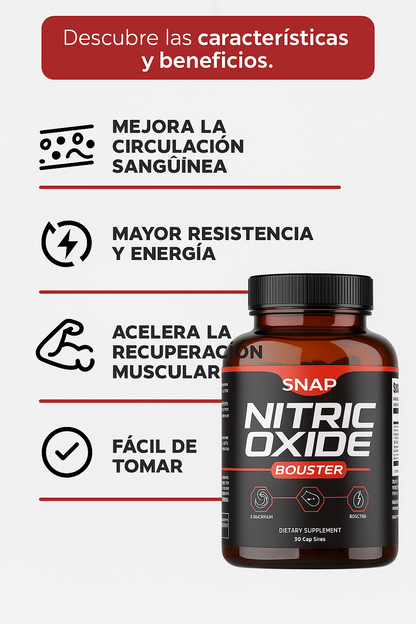 OXIDO NITRICO BOOSTER - POTENCIA TU RENDIMIENTO 🔥¡ÚLTIMAS UNIDADES!🔥