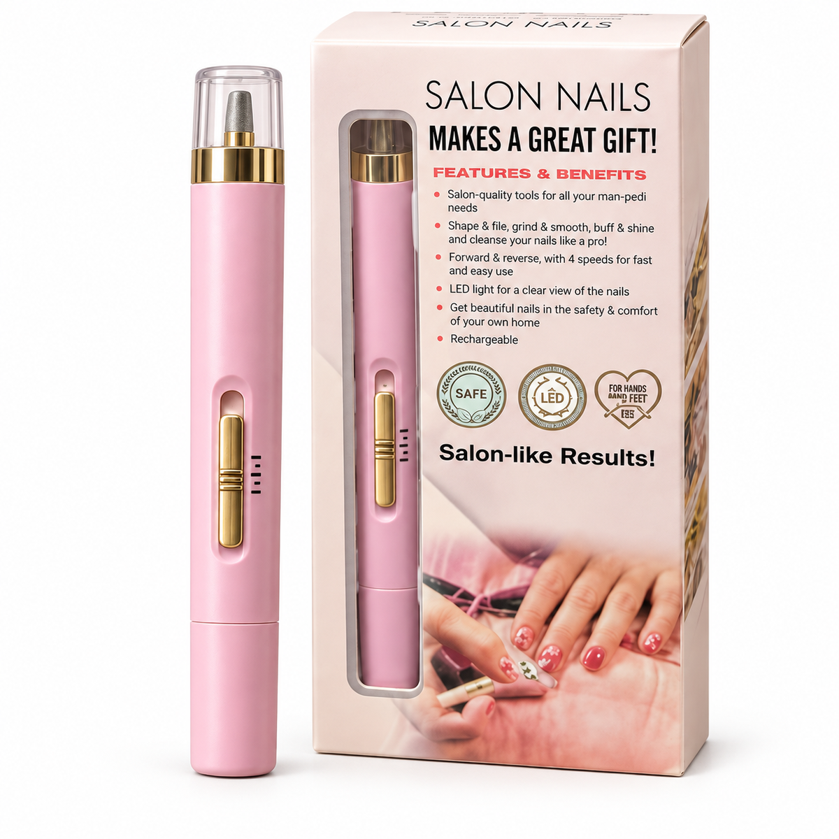 ✨NailCare™ – dremmel  Portátil para Uñas con Accesorios 💅