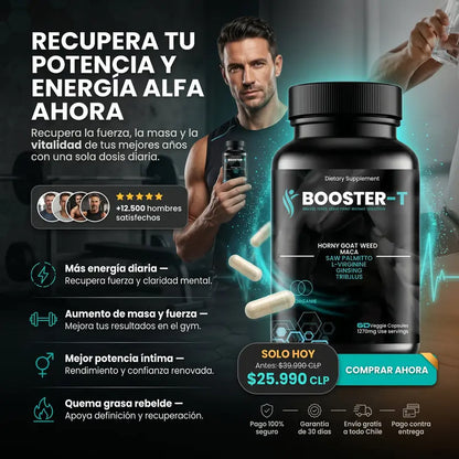 PROMOCION 2X1 - Booster-T | Tu potencia al máximo 💪🏼 | Tratamiento por 60 dias